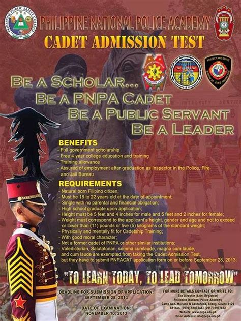 PNPA Cadet Admission Test .